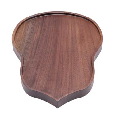 Imagem de Bandeja de chá Kung Fu Preta, Tigela de chá para Mesa de chá Kung Fu Com Material de Bambu, Acessórios para Cerimônia de chá Chinês