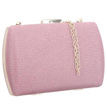 Imagem de Bolsa Clutch Feminina Liliane Bauarte, Rosa