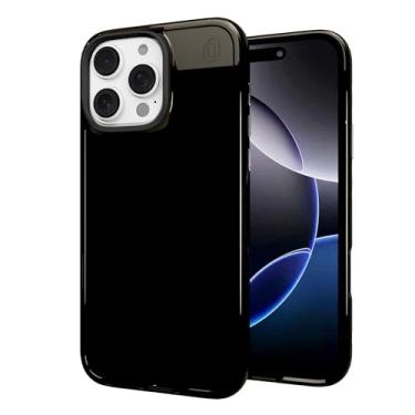 Imagem de cellhelmet Capa Altitude X projetada para iPhone 16 Pro Max em preto ônix | Certificado de teste de queda de 3 metros | Durável à prova de choque e queda | Como visto no Shark Tank