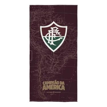 Imagem de Toalha de Banho Fluminense 70 x 140cm Aveludada - oficial