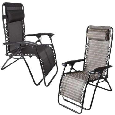 Imagem de Cadeira Sevilha Reclinável 21 Posições 120Kg MOR, Marrom