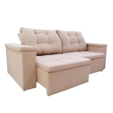 Imagem de Sofá Castor San Pietro Bege 2 Lugares