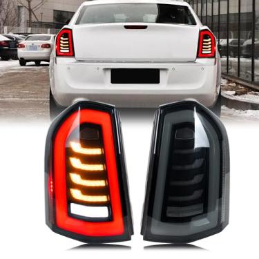 Imagem de inginuity time Luzes traseiras de LED para Chrysler 300 300C 2011-2014 Conjunto de acessórios de luzes traseiras de seta sequencial de animação de inicialização