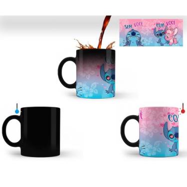 Imagem de Caneca Mágica Lilo Stitch COM SEU NOME de Porcelana - Vários modelos (