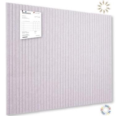 Imagem de Placa de cortiça grande para escritório placa de feltro preto - marrom camelo 12 peças