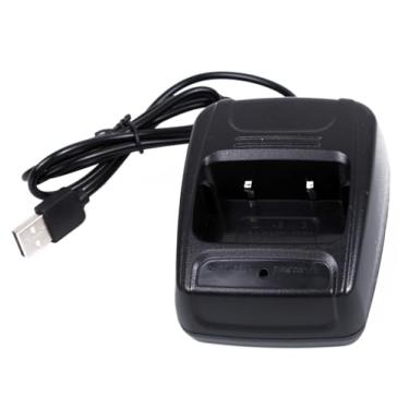 Imagem de Mengshen Carregador de mesa com plugue USB compatível com Baofeng BF-888S 777S 666S H777/R888s plus Radio Walkie-Talkie