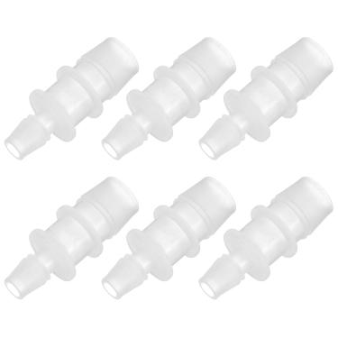 Imagem de PATIKIL 6 peças de acessórios de mangueira de plástico de 1/7.6 cm a 5/22.9 cm, acessórios para tubos redutores, adaptador de tubulação, kit de junta de emenda de união para sistema de ar gás água