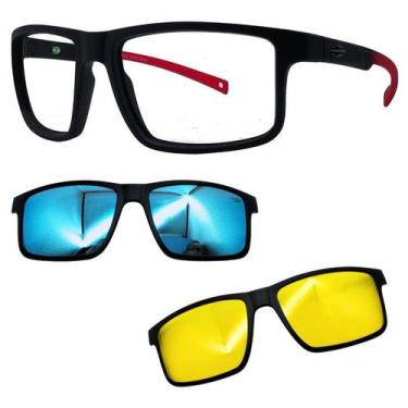 Imagem de Oculos Mormaii 6127 Swap 5 A85 Com 2 Clipons Azul e Noturno, Azul, Not