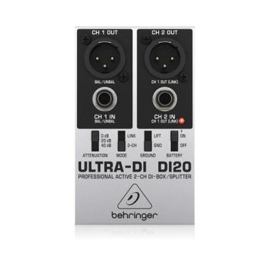 Imagem de Direct Box Ativo 2 canais - Behringer Ultra DI20