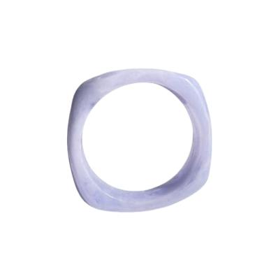 Imagem de Kicomvi Pulseira de resina acrílica colorida grossa vintage larga geométrica irregular pulseira de plástico com placa de acetato de tartaruga, elastic, Resina, Sem Pedra Preciosa