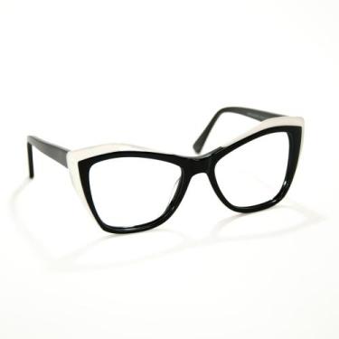 Imagem de Armação para Óculos de Grau Feminino Cat Eye / Gatinho - Rh luxo - RhL