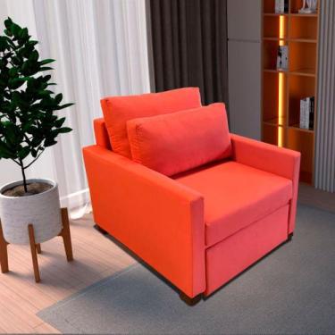 Imagem de Poltrona Cama Meca_MA que se Transforma em Sofá Cama Solteiro Resisten