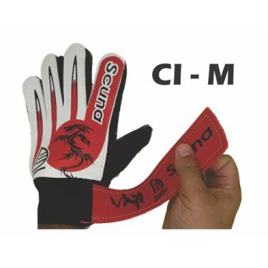 Imagem de Luva de Goleiro Futebol Campo - DG Red - SCUNA, M - INF