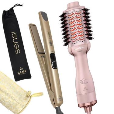 Imagem de Escova Secadora Alisadora Britânia Ions Tourmaline 4 Em 1 1300w Tube R