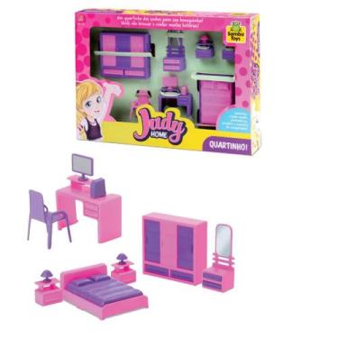 Imagem de Casa Completa Judy Com Quarto Cozinha e Sala Brinquedo - Samba Toys, Q