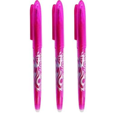 Imagem de Caneta Apagavel Kit 3 Canetas Fantasminha Para Tecido Artesanato Marca