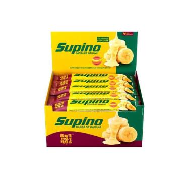 Imagem de Barra Supino Original Chocolate Branco Banana Brasil 20x24g
