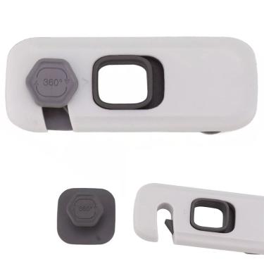 Imagem de Fechadura Trava de Segurança Gaveta Armario Geladeira Criança Bebe Evita Acidente Proteçao Multiuso