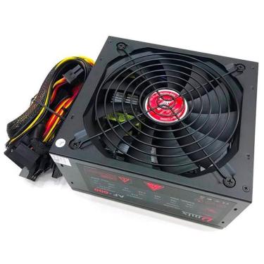 Imagem de Fonte Atx 600W Reais 24Pino + 6 Sata 115-230 Chaveada Af-600