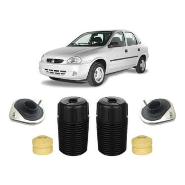 Imagem de 2 Kit Coxim Batente Dianteiro Gm Corsa 1997 1998 1999 2000