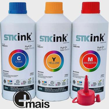 Imagem de 3 x 250ml Tinta stk GL190 G1100 G1110 G2100 G2110 G3100 G3102 G3110 G3111 G4100 G4110 G4111 G1800 G1900