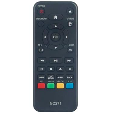 Imagem de Allimity Substituição do controle remoto NC271 para leitor de DVD Philips Disc BDP1502 BDP1502/F7 NC271UL