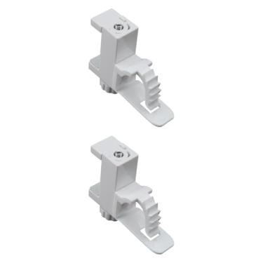 Imagem de ＫＬＫＣＭＳ Suportes de haste de cortina de 2pcs, suporte de barra de barra de barra de cortina para a janela da cortina do suporte para o quarto da cozinha da