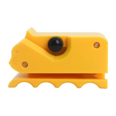 Imagem de shamjina Cortador de papelão para cortador de placa corrugada de riscos Fácil de usar stripper compacto portátil para amantes de gatos artesanato diy, Amarelo