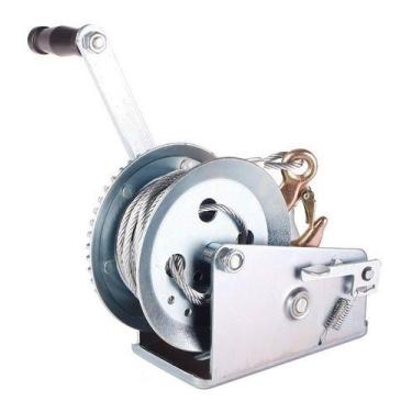 Imagem de Guincho Manual 1800 Lbs Ou 1225kg Catraca Carretinha Reboque - HOME&CO