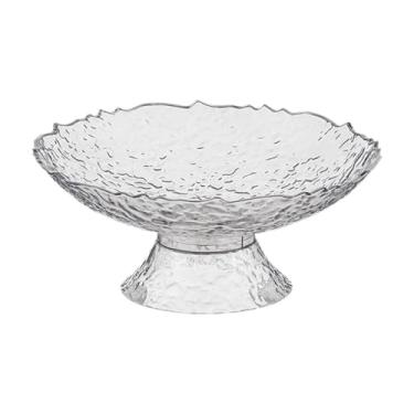 Imagem de YWJLQH Pedestal Fruit Bowl Servando Bandejas Vegetistas Recipiente de placa de drenagem para fazenda de cozinha