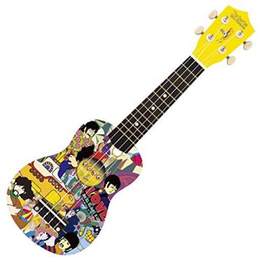 Imagem de JHS, Ukulele soprano com design de montagem submarino amarelo de 4 cordas The Beatles, multi (YSUK04)