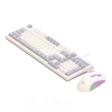 Imagem de Teclado E Mouse Para Jogos Retroiluminados Coloridos Com Fio