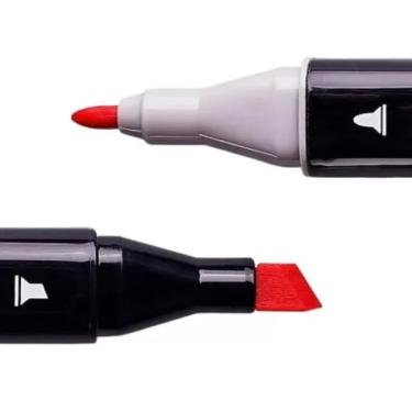 Imagem de Caneta Touch AVULSA Marcadora Ponta Dupla Várias Cores Disponíveis (43 - Deep Olive Green)