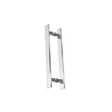 Imagem de Puxador Para Porta Pivotante Barra Chata Reto Polido - 90 Cm - Bruno A