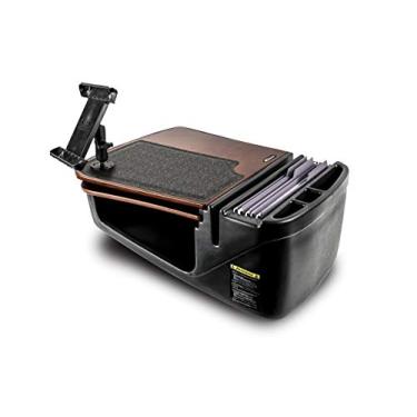 Imagem de AutoExec Mesa de carro AE-GMCD-TAB-21M GripMaster para sua estação de trabalho de veículo e escritório móvel, mogno com suporte para tablet