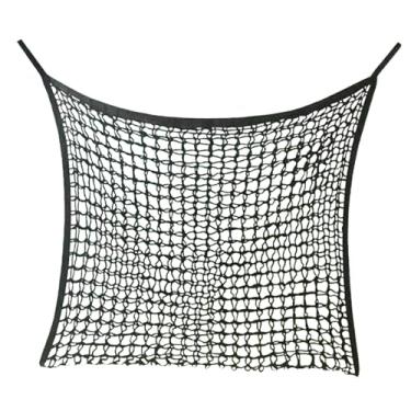 Imagem de rockible Rede de alimentação lenta para feno, bolsa alimentadora de feno 31,50" x 35,43", suprimentos de alimentação portáteis de grande capacidade,