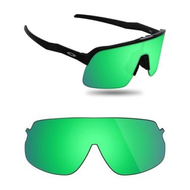 Imagem de Fiskr Lentes polarizadas de substituição compatíveis com óculos de sol Oakley Sutro Lite OO9463, resistente a impactos e ajuste perfeito - verde esmeralda