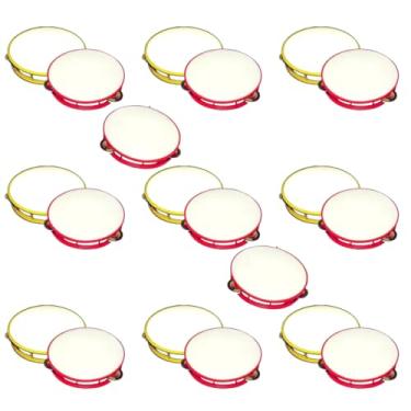 Imagem de Kit 20 Pandeiro Brinquedo Atacado Festa Infantil Instrumento Educacional