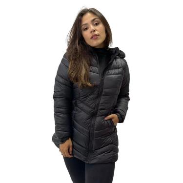 Imagem de Jaqueta Blue Rose Nylon com Capuz Removível-Feminino