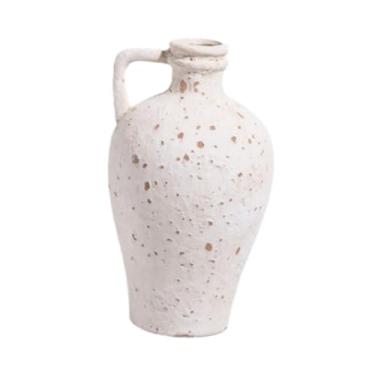 Imagem de Bothyi Vaso de cerâmica para flores, suporte para flores secas, jarra de cerâmica, suporte para vasos de plantas para arranjos florais, mesa lateral de mesa, a