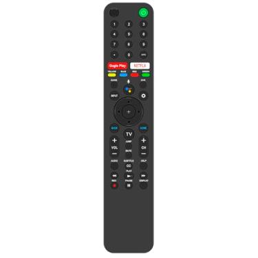 Imagem de Controle remoto de voz de substituição compatível com Sony TV XBR-85X800H XBR-75X900H XBR-55X90CH XBR-75X950G XBR-75X850G XBR-85X950H XBR-85X950G KD-65X75CH XBR-55X850H XBR-85X950G KD-65X75CH XBR