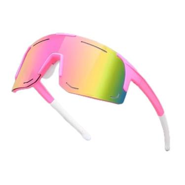 Imagem de Óculos De Sol Esportivo Feminino Moderno para Ciclismo Square Oversized com Proteção 400UV