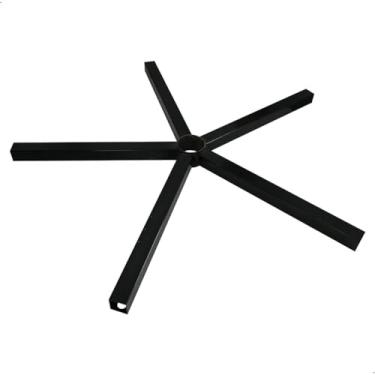 Imagem de Estrela Diretor De Aço Sem Capa para Cadeira Giratória – Encaixe 11mm e Diâmetro 61cm Escritex