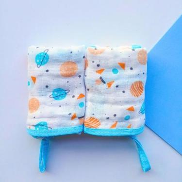 Imagem de Toalha Fraldinha de Boca Bebe Soft 100% Algodão Chupeta Absorvente Pre