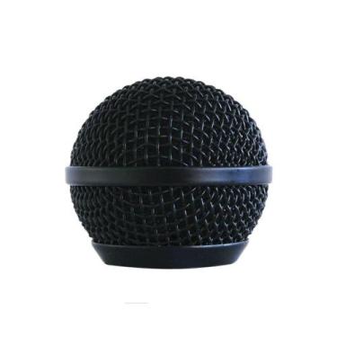 Imagem de Globo Microfone Sm-58 Bk Preto Fosco Leson