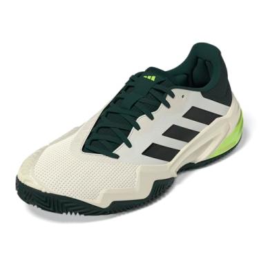 Imagem de adidas Barricade 13 Clay Tênis masculino, Branco/Preto/Aurora Ivy, 39