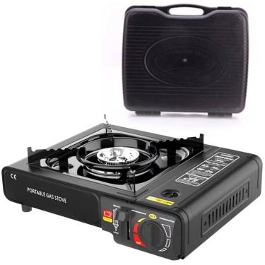 Imagem de Fogao a Gas Portatil 1 Boca 2.9kW Multiuso Camping Black