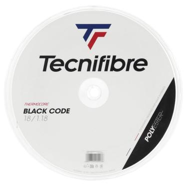 Imagem de Corda Tecnifibre Black Code 18 1.18mm Preta - Rolo com 200 Metros