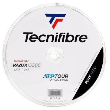 Imagem de Corda Tecnifibre Razor Code 17L 1.25mm Branca - Rolo com 200 Metros