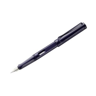Imagem de LAMY Safari dark dusk - Caneta Tinteiro com grip ergônomico e pena de aço polido M - Ideal para Escrita e Caligrafia - Incluindo cartucho Azul LAMY T 10